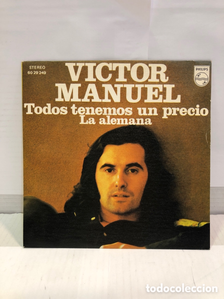 Discos de vinilo: Vinilo V&iacute;ctor Manuel : Todos tenemos un precio. La alemana