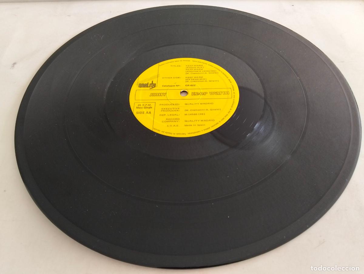 Discos de vinilo: JINNY KEEP WARM, DISCO MAXI SINGLE , EDITADO QUALITY, A&Ntilde;O 1991 - Foto 5