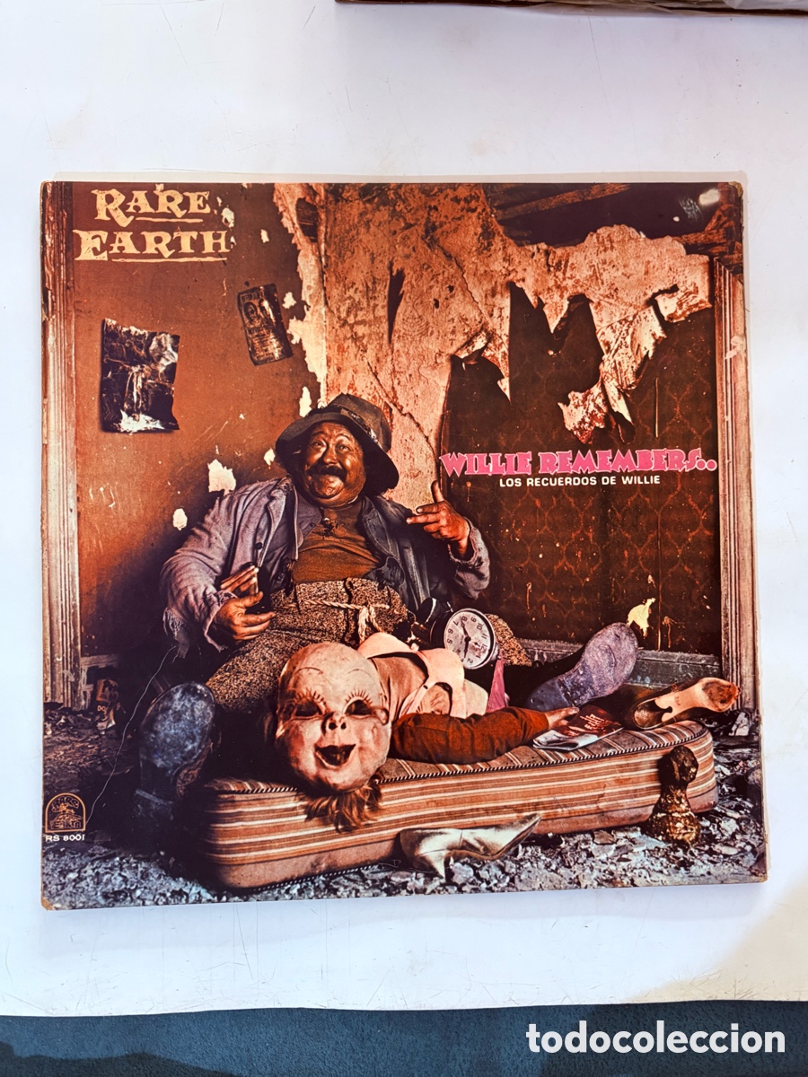 Discos de vinilo: LP Rare Earth &lrm;&ndash; Willie Remembers = Los Recuerdos de Willie edicion espa&ntilde;ola de 1973
