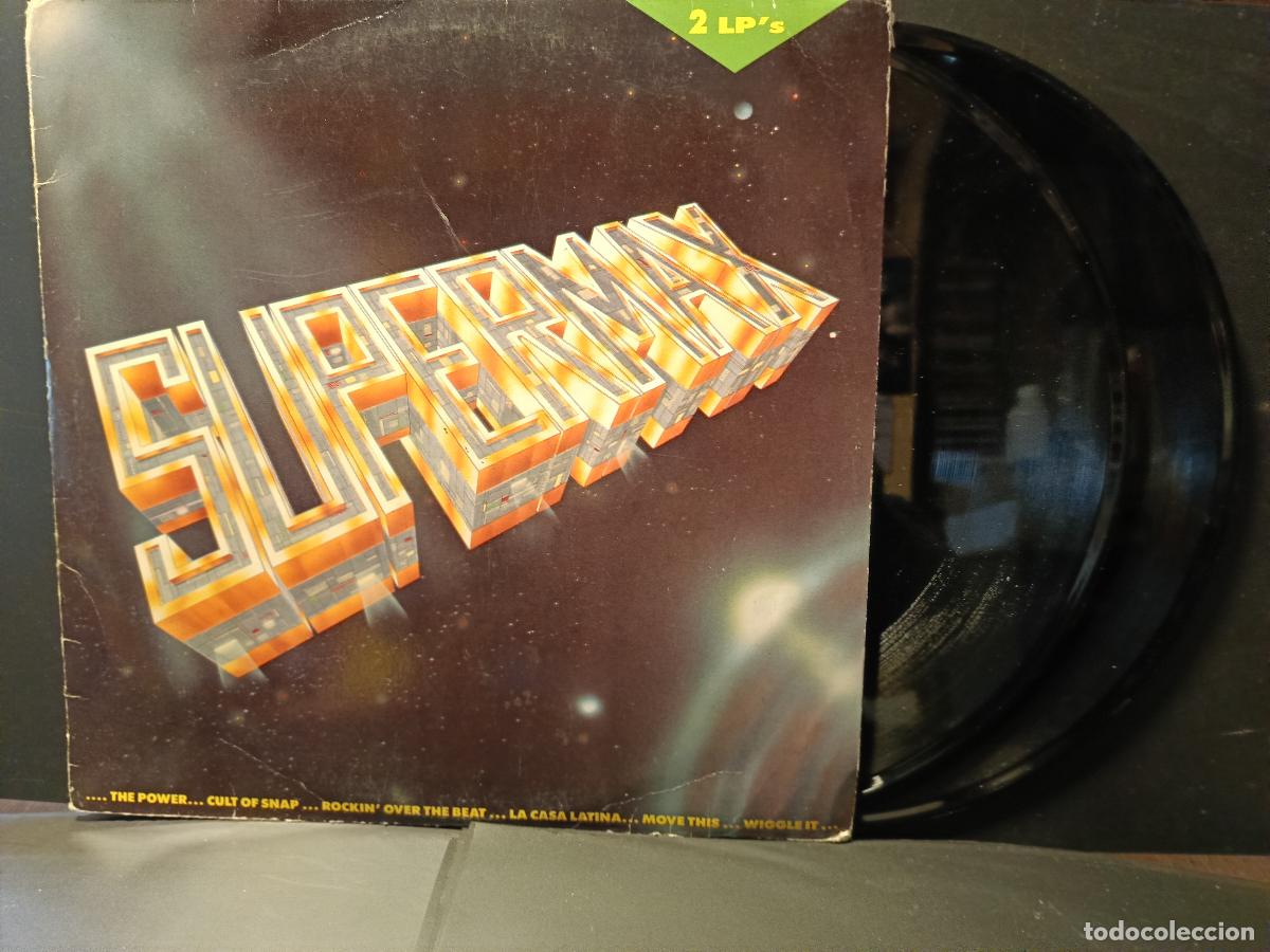 Discos de vinilo: SUPERMAX 2LP 1990 Max Music DISCO DANCE ITALO MIX PEPETO
