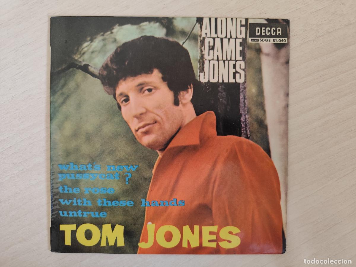 Discos de vinilo: TOM JONES - WHAT'S NEW PUSSYCAT +3 EP ESPA&Ntilde;OL DE VINILO DECCA 1965 Muy Buen Estado