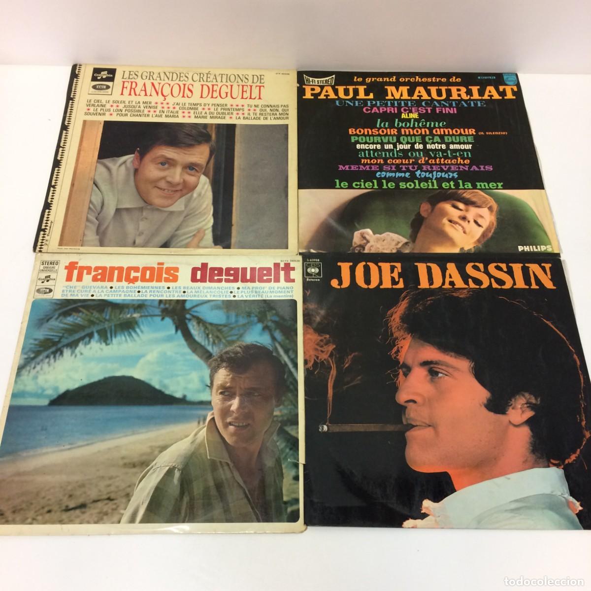 Discos de vinilo: Lote de 15 Discos de Vinilo - Canci&oacute;n Francesa, Variado - Foto 2