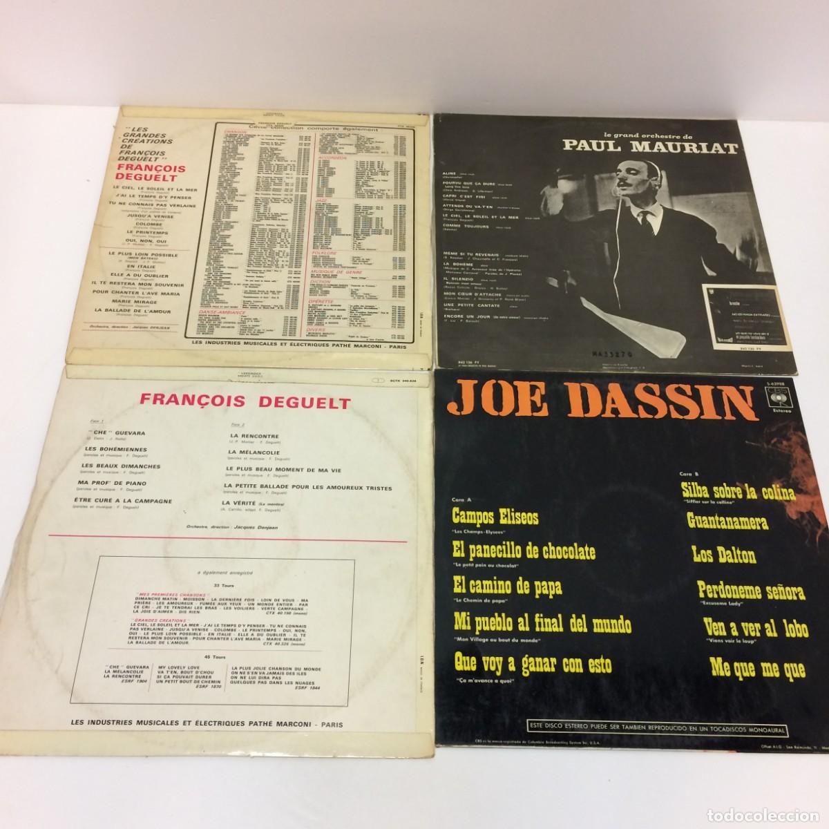 Discos de vinilo: Lote de 15 Discos de Vinilo - Canci&oacute;n Francesa, Variado - Foto 3