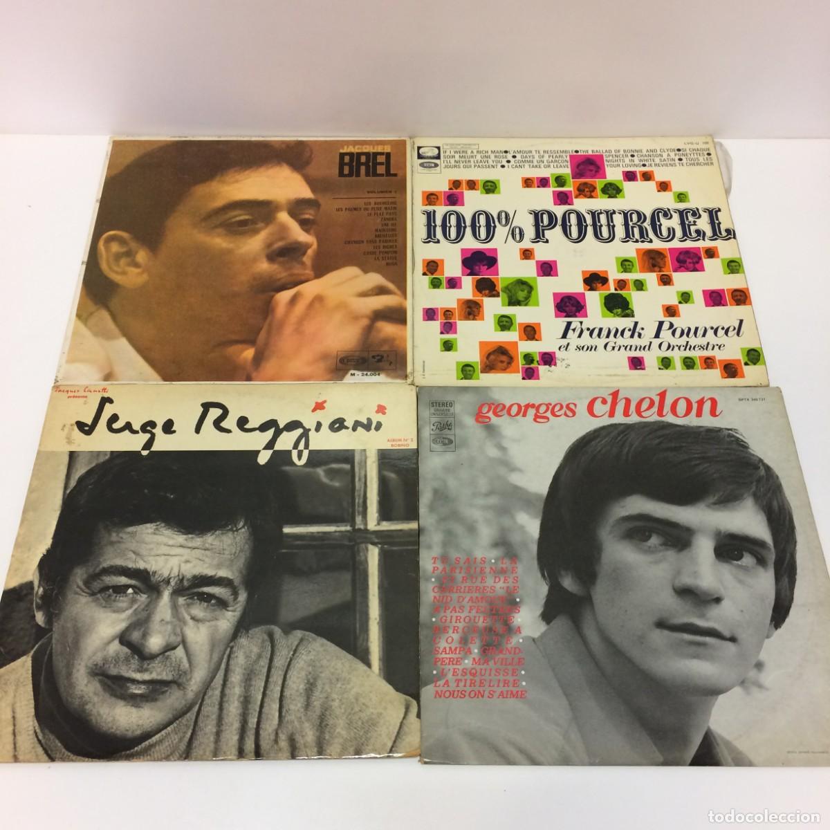 Discos de vinilo: Lote de 15 Discos de Vinilo - Canci&oacute;n Francesa, Variado - Foto 4