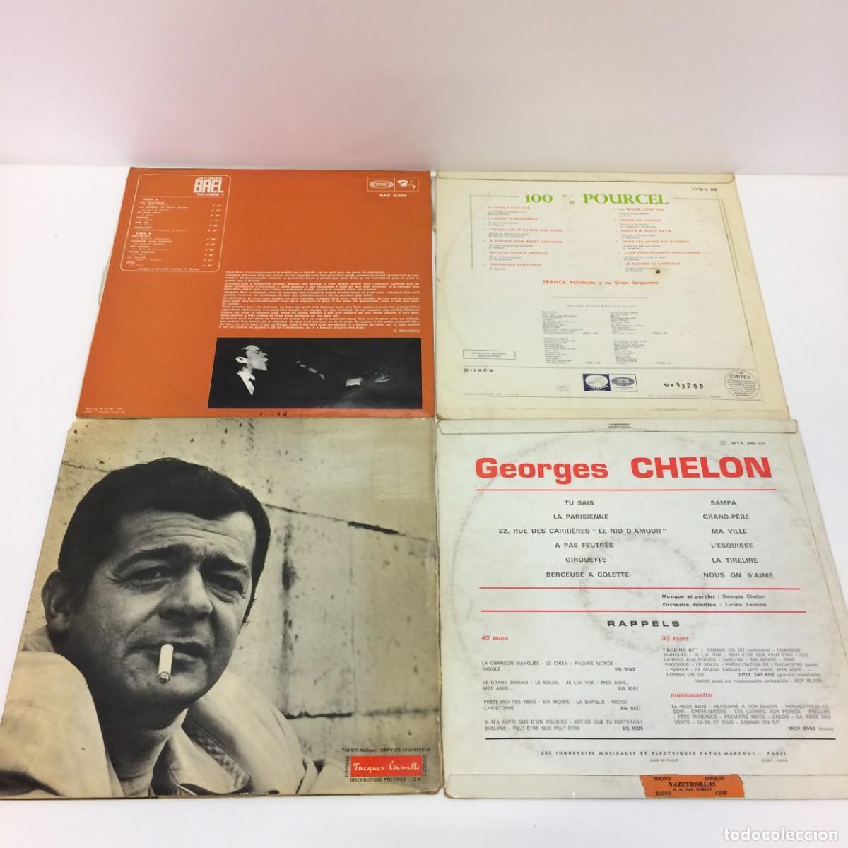 Discos de vinilo: Lote de 15 Discos de Vinilo - Canci&oacute;n Francesa, Variado - Foto 5