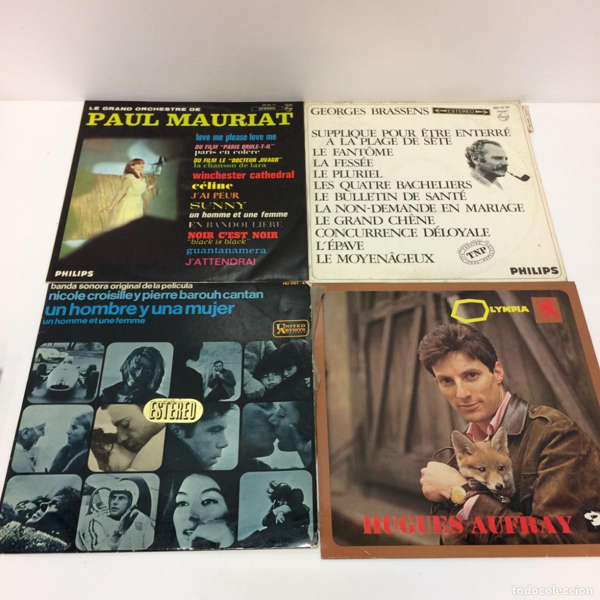Discos de vinilo: Lote de 15 Discos de Vinilo - Canci&oacute;n Francesa, Variado - Foto 6