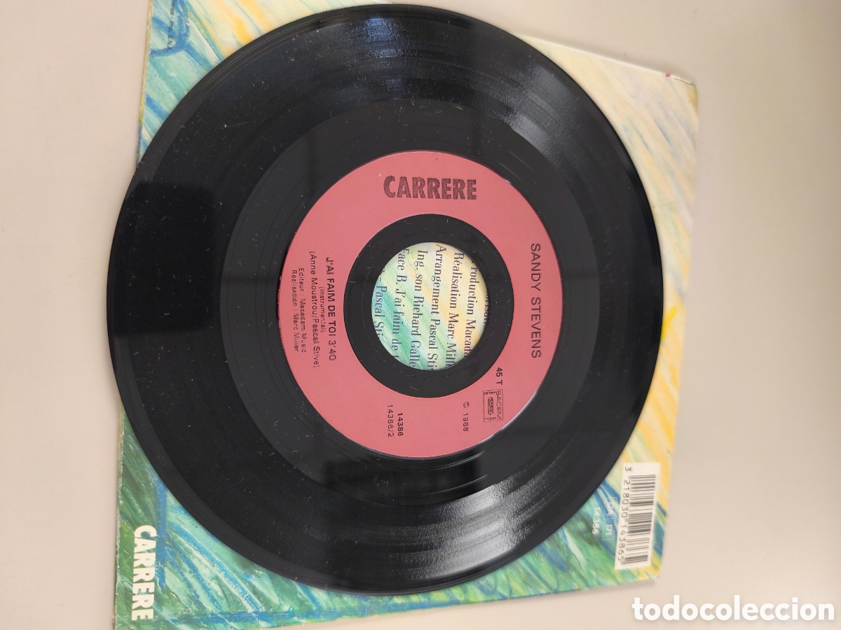 Discos de vinilo: Sandy Stevens j ai faim de toi - Foto 3