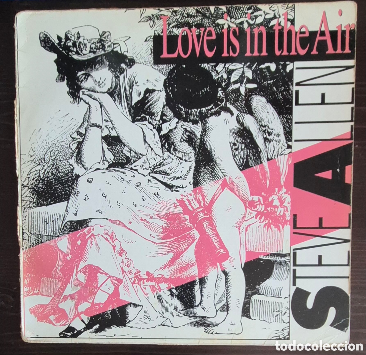 Discos de vinilo: MAXI - STEVE ALLEN - LOVE IS IN THE AIR - 1987 ESPA&Ntilde;A