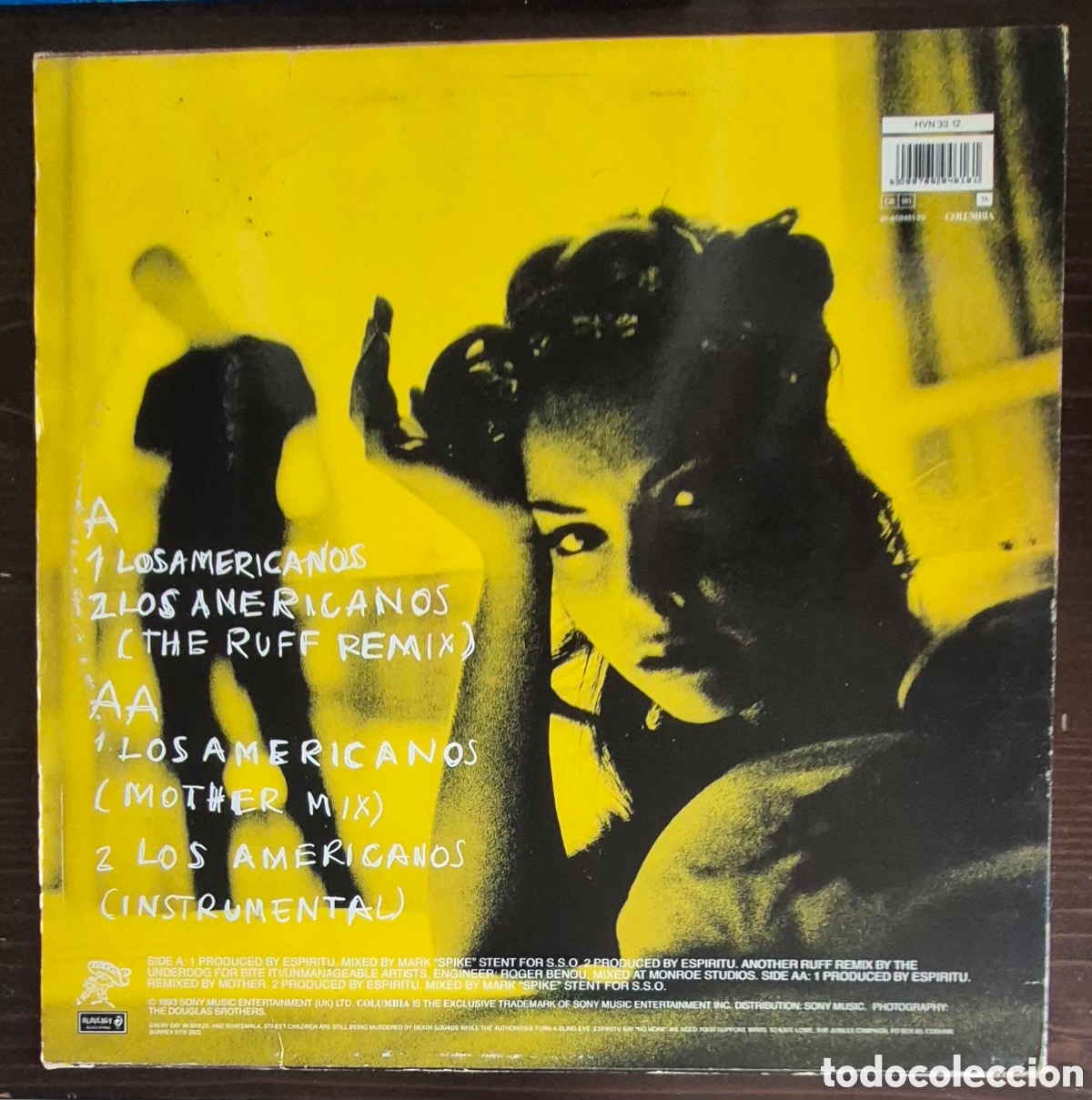 Discos de vinilo: MAXI - ESPIRITU - LOS AMERICANOS - 1993 INGLATERRA - Foto 2