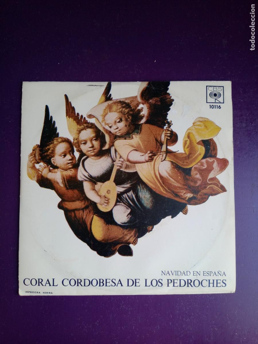 Discos de vinilo: NAVIDAD EN ESPA&Ntilde;A - CORAL CORDOBESA PEDROCHES - EP CBS 1972 - EDICION BOLIVIA