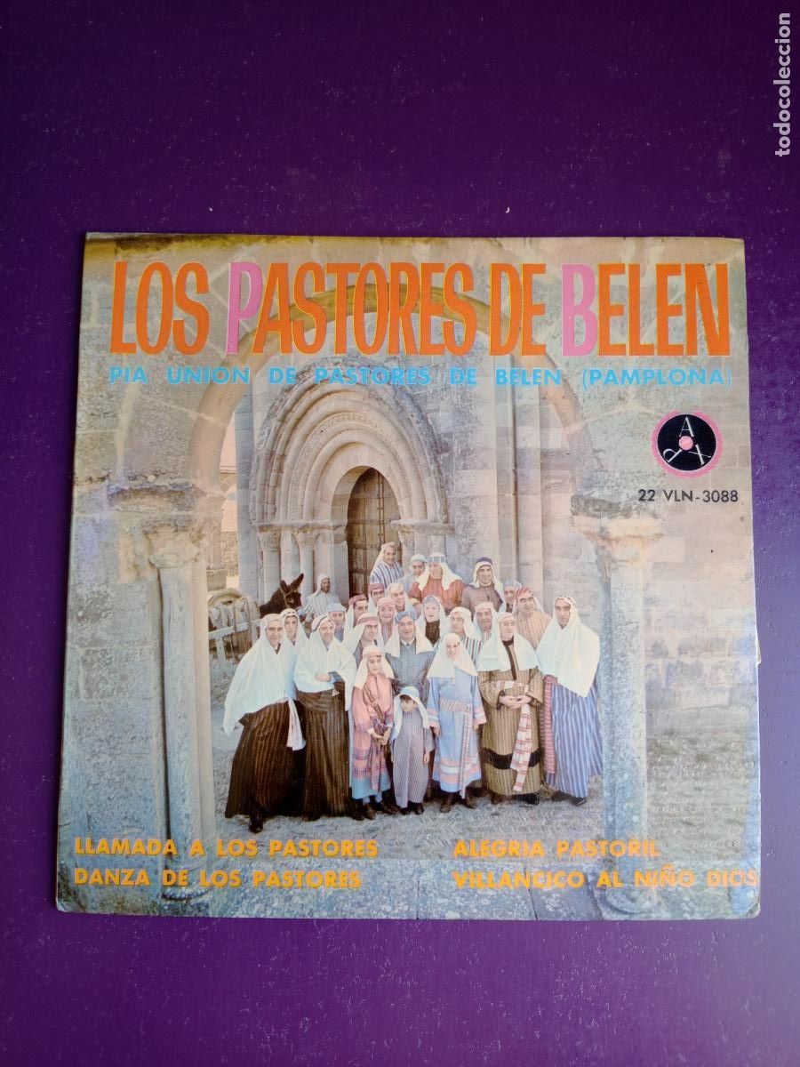 Discos de vinilo: LOS PASTORES DE BELEN, PAMPLONA - EP PAX 1968 - VILLANCICO NI&Ntilde;O DIOS +3 - RELIGION POP,