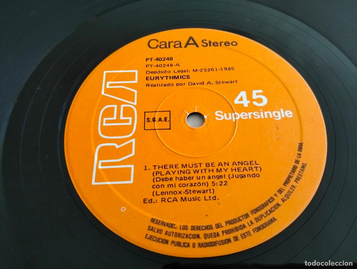 Discos de vinilo: EURYTHMICS, DISCO MAXI SINGLE, EDITADO RCA, A&Ntilde;O 1985 - Foto 4