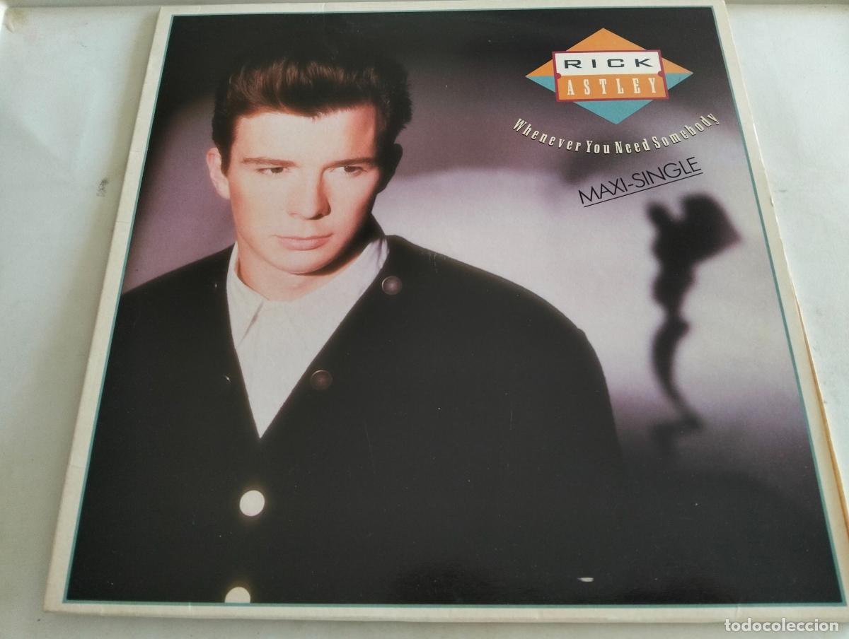 Discos de vinilo: RICK ASTLEY, DISCO MAXI SINGLE, HEAVY NOVA, EDITADO RCA, A&Ntilde;O 1987