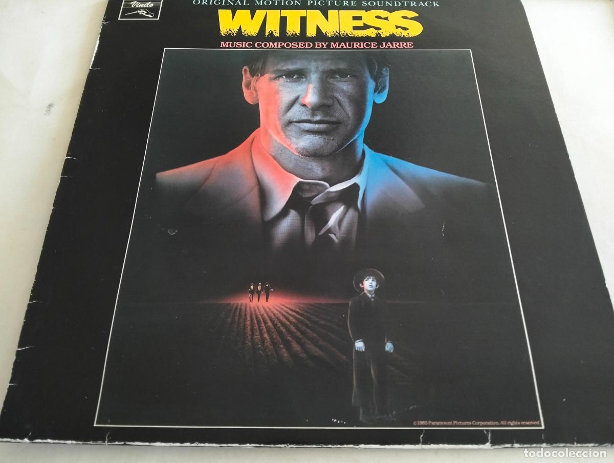 Discos de vinilo: WITNESS ORIGINAL MOTION PICTURE SOUNDTRACK, DISCO LP, EDITADO VINILO, A&Ntilde;O 1985