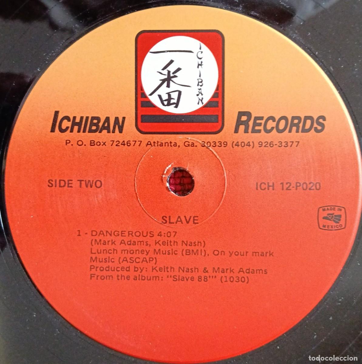 Discos de vinilo: SLAVE ** Barbara Jean Blvd. / Dangerous ** MAXI SINGLE VINILO MEXICO - Foto 2