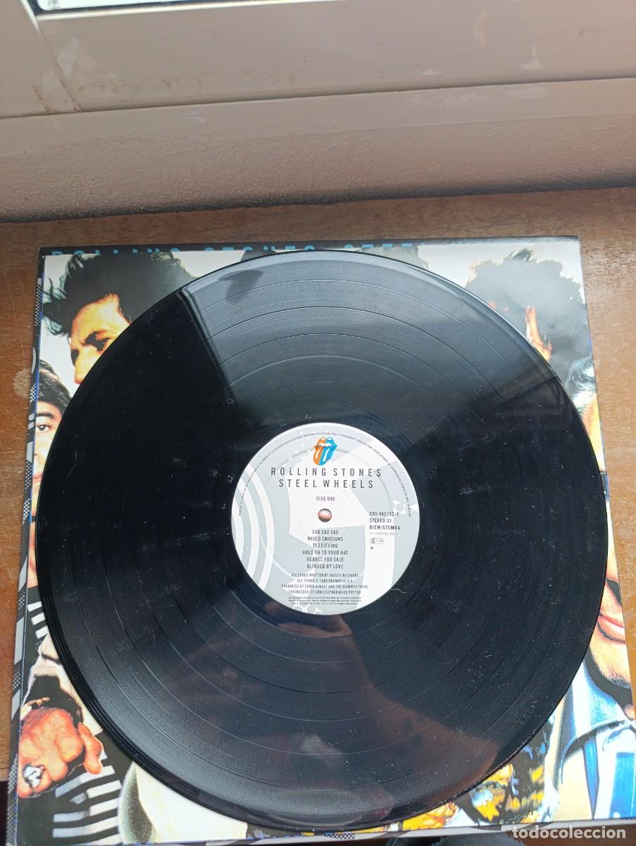 Discos de vinilo: LP Rolling Stones* &lrm;&ndash; Steel Wheels - Foto 5