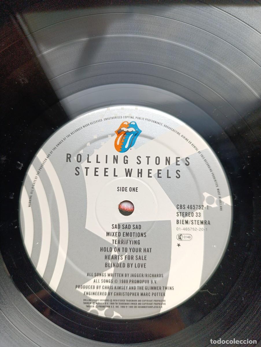Discos de vinilo: LP Rolling Stones* &lrm;&ndash; Steel Wheels - Foto 6