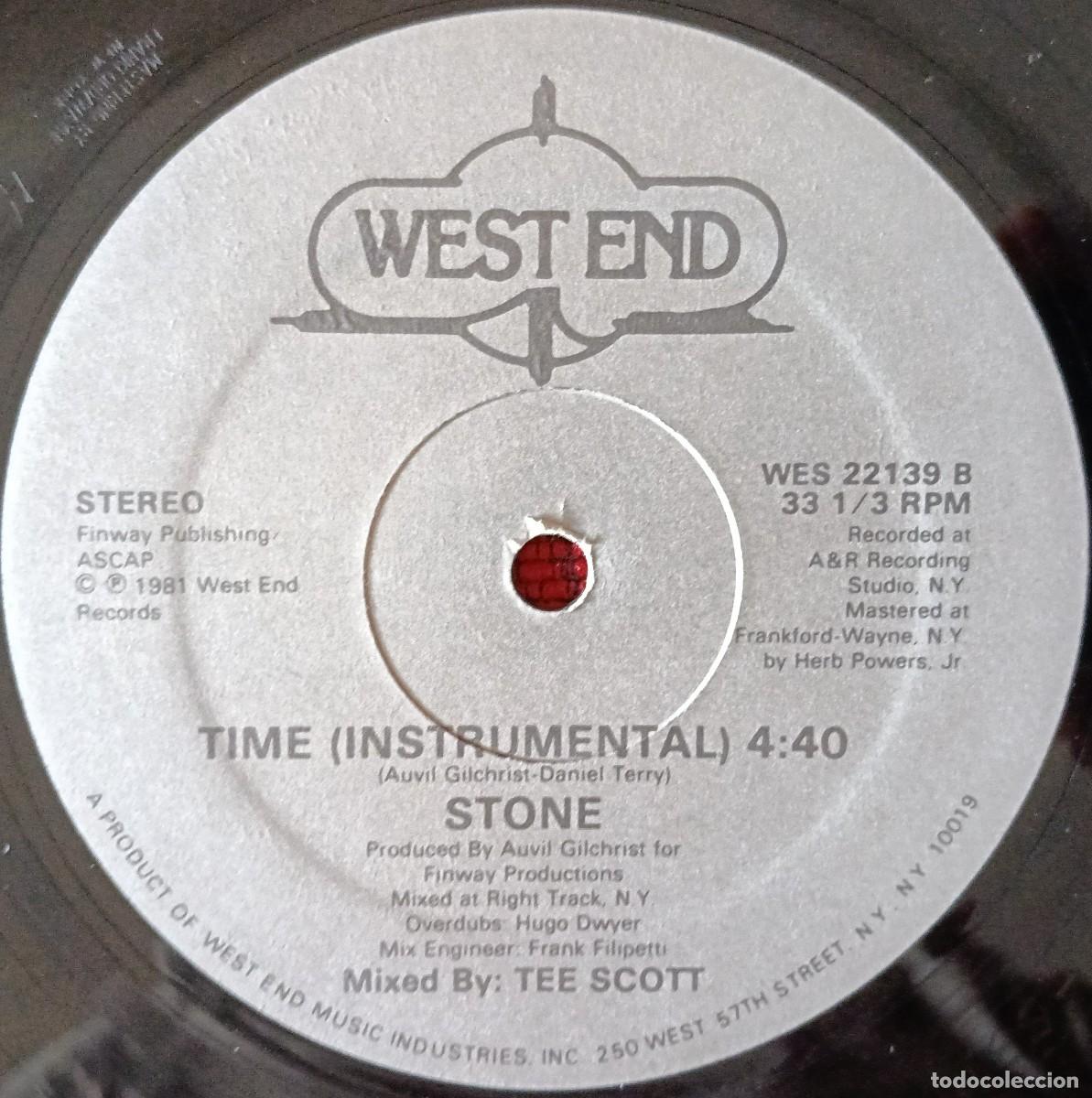 Discos de vinilo: STONE ** Time ** MAXI SINGLE VINILO 1981 USA - Foto 2