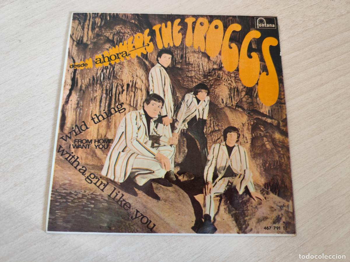 Discos de vinilo: The Troggs - Wild Thing +3 EP Original espa&ntilde;ol Fontana 1966