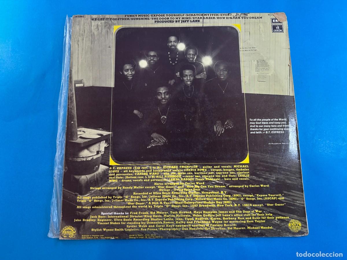 Discos de vinilo: B.T. EXPRESS - FUNCTION AT THE JUNCTION TE ESPERAMOS EN EL CRUCE - LP SPAIN 1977 - Foto 2