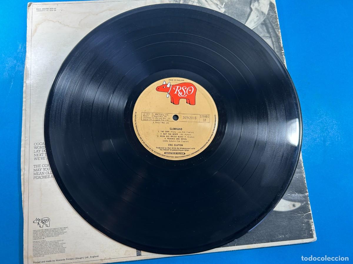 Discos de vinilo: ERIC CLAPTON - SLOWHAND - LP GATEFOLD UK 1977 - Foto 4