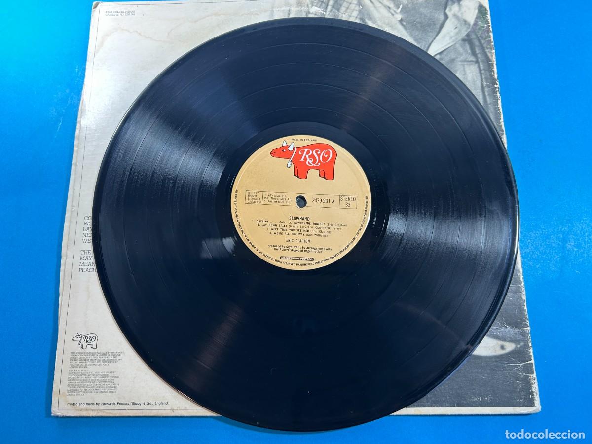 Discos de vinilo: ERIC CLAPTON - SLOWHAND - LP GATEFOLD UK 1977 - Foto 5