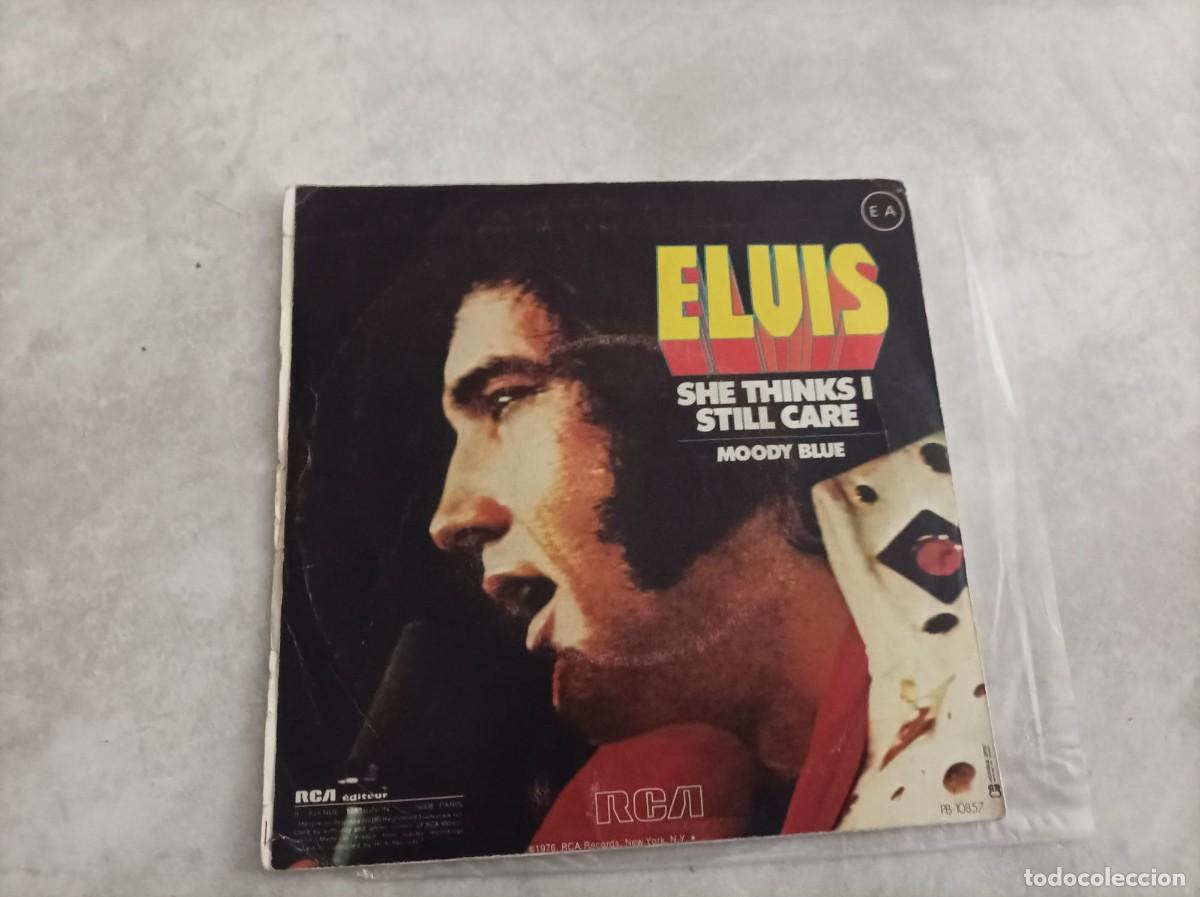 Discos de vinilo: Elvis Presley single Moody Blue