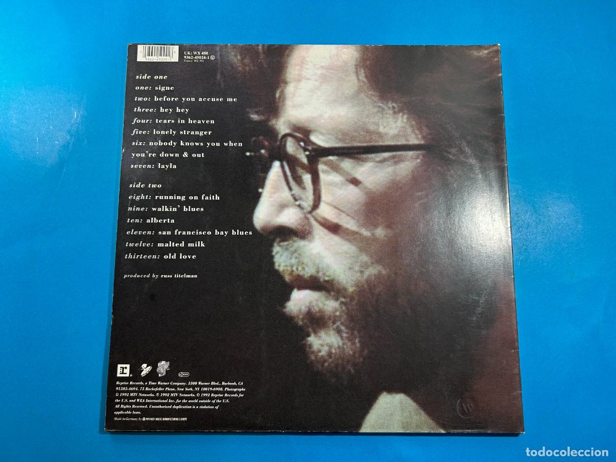 Discos de vinilo: ERIC CLAPTON - UNPLUGGED - LP GERMANY 1992 - Foto 3