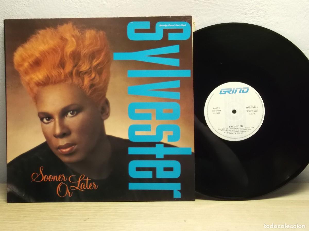 Discos de vinilo: Sylvester &ndash; Sooner or later Tarde o temprano MAXI 45 RPM LP