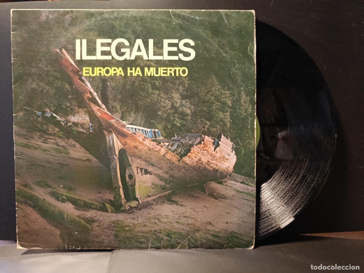 Discos de vinilo: ILEGALES, Jorge Mart&iacute;nez, 1&ordm; disco SFA 1983, Europa ha muerto - Princesa Equivocada PEPETO