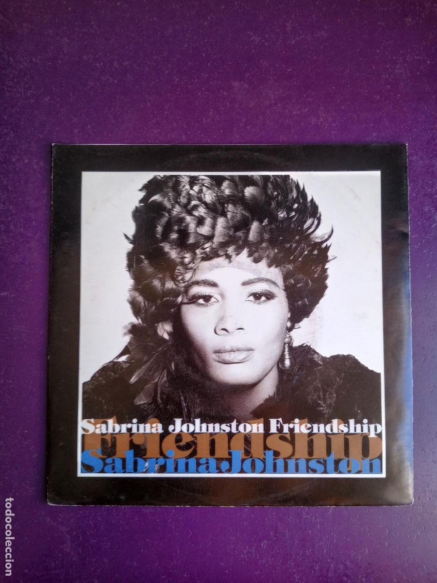 Discos de vinilo: Sabrina Johnston &ndash; Friendship - Sg EASTWEST 1991 - ELECTRONICA HOUSE DISCO FUNK