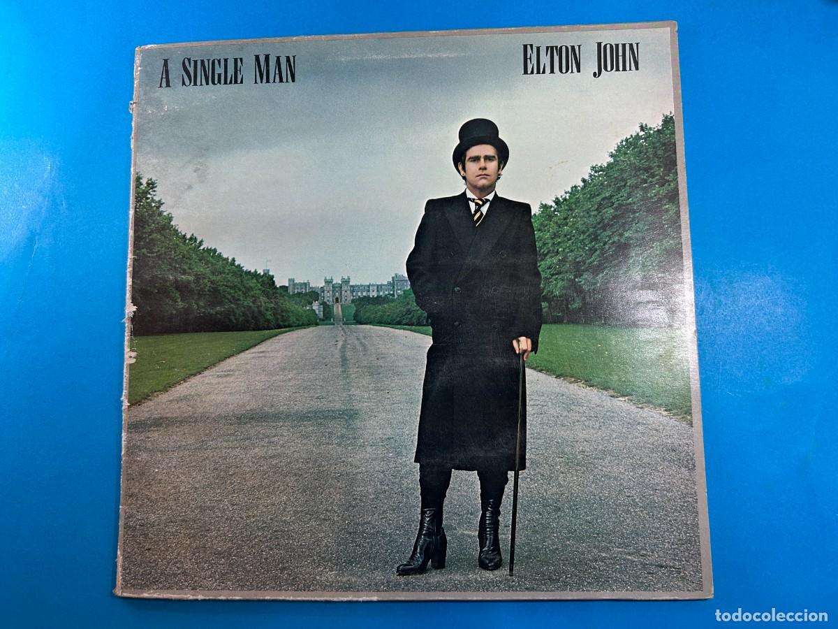 Discos de vinilo: ELTON JOHN - A SINGLE MAN - LP UK 1978