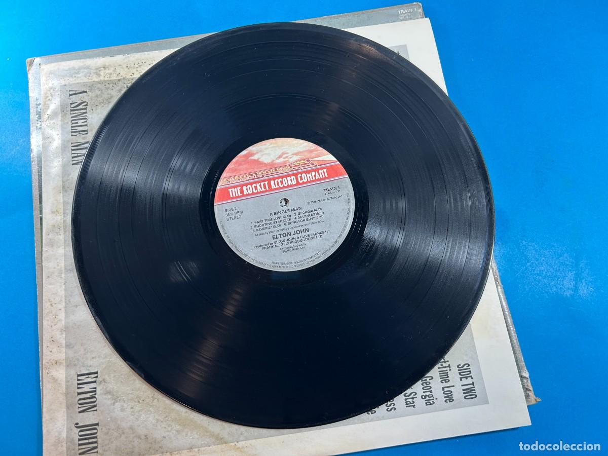 Discos de vinilo: ELTON JOHN - A SINGLE MAN - LP UK 1978 - Foto 5