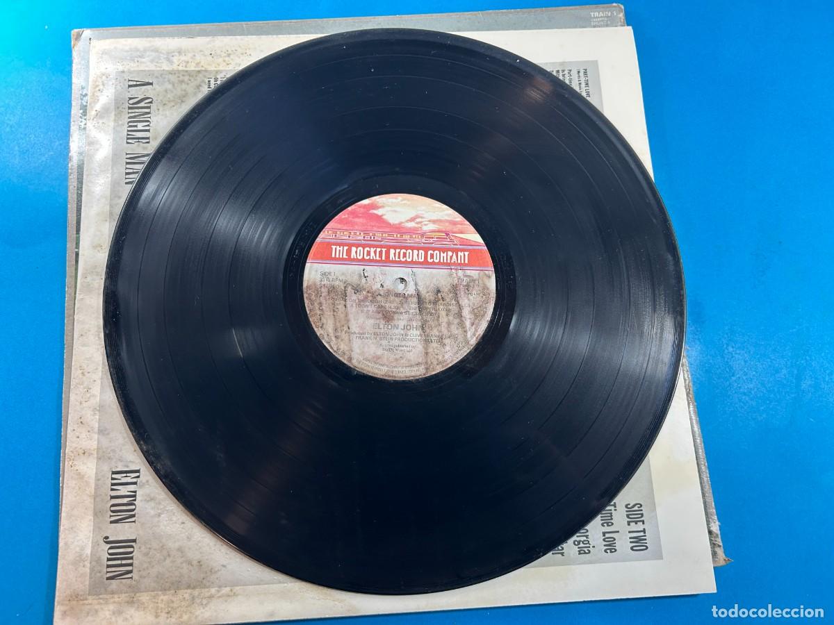 Discos de vinilo: ELTON JOHN - A SINGLE MAN - LP UK 1978 - Foto 6