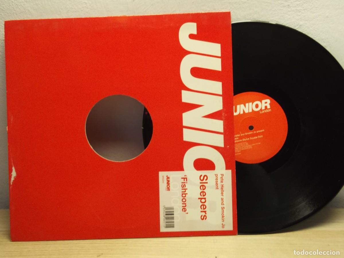 Discos de vinilo: Pete Heller y Smokin Jo * Presentan Sleepers &ndash;Fishbone MAXI 12&rdquo; 45 RPM