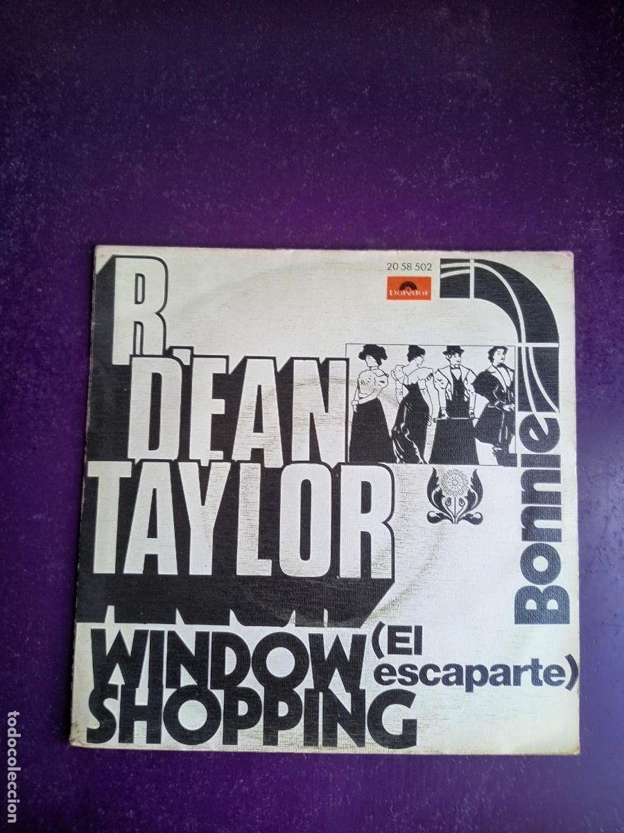 Discos de vinilo: R. Dean Taylor &ndash; Window Shopping = El Escaparate - Sg POLYDOR 1974 - FUNK DISCO SOUL