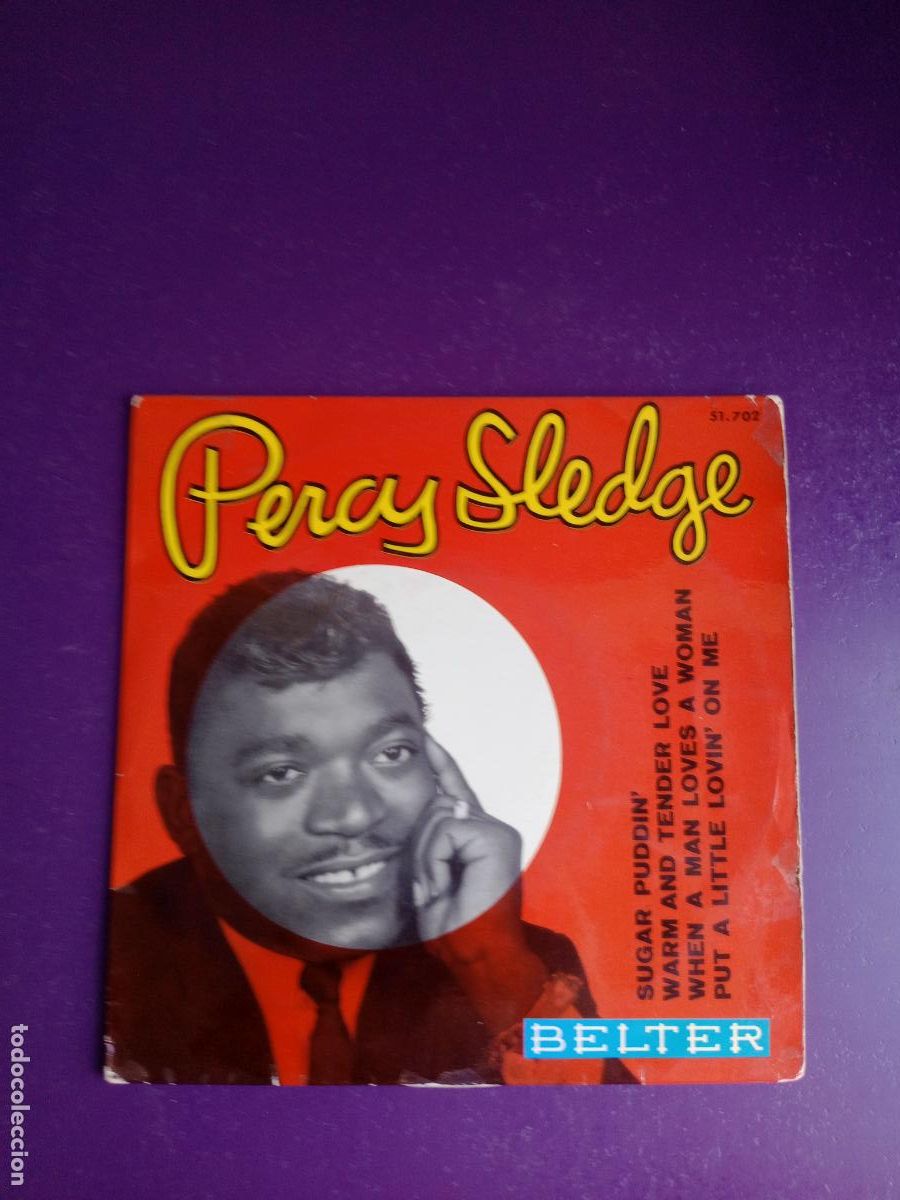 Discos de vinilo: Percy Sledge &ndash; When A Man Loves A Woman +3 EP BELTER 1966 - SOUL -