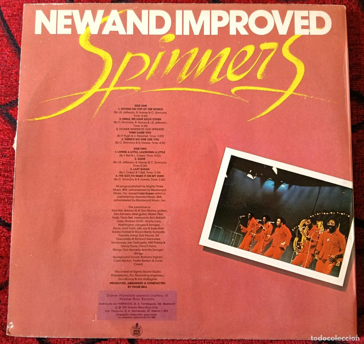Discos de vinilo: SPINNERS ** New And Improved ** VINILO LP 1975 - Foto 2