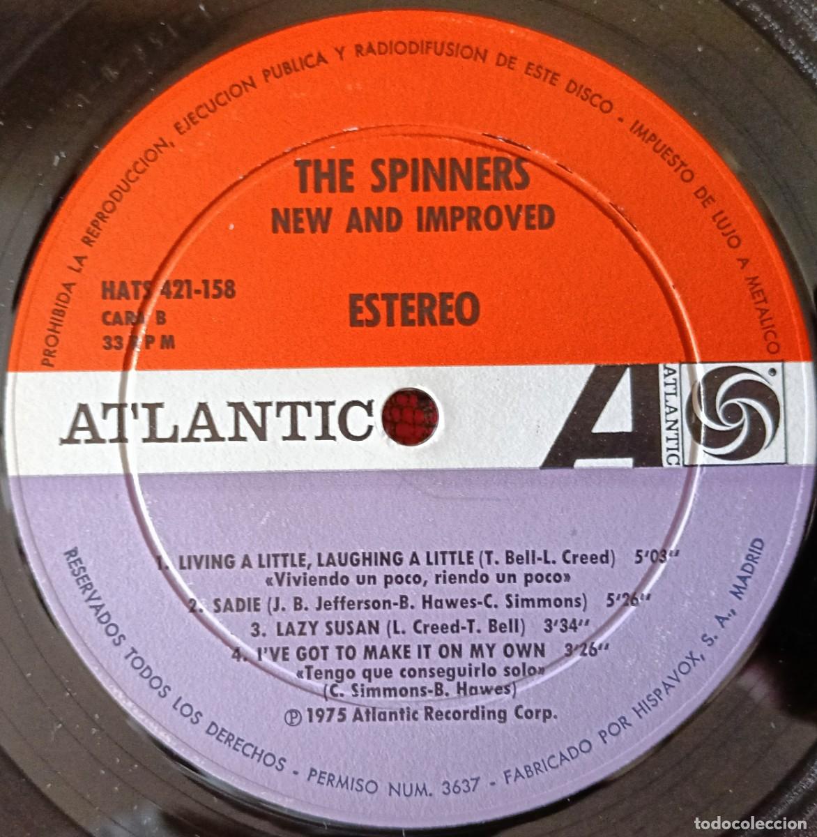 Discos de vinilo: SPINNERS ** New And Improved ** VINILO LP 1975 - Foto 4