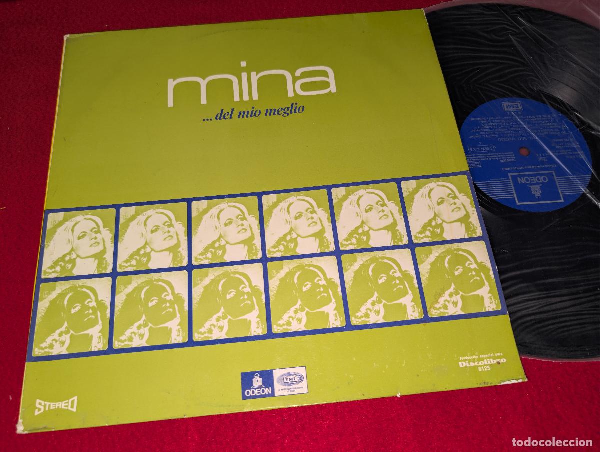 Discos de vinilo: MINA ...del mio meglio LP 1971 EMI Odeon Discolibro ESPA&Ntilde;A SPAIN