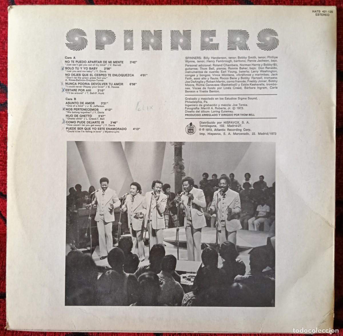 Discos de vinilo: SPINNERS ** Spinners ** VINILO LP 1973 - Foto 2