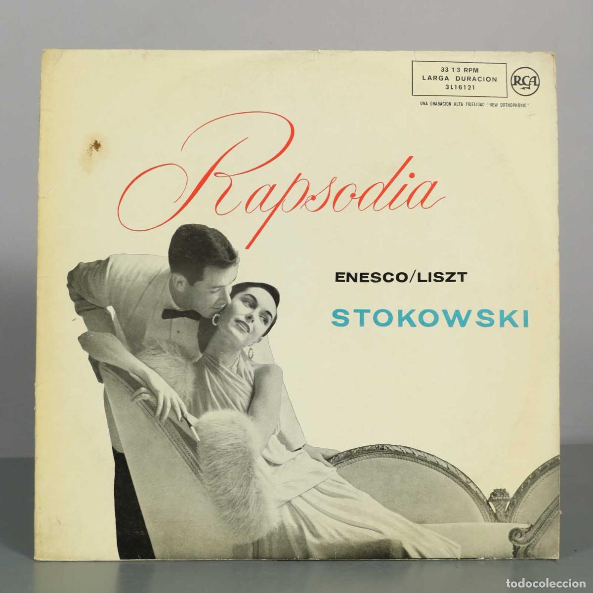Discos de vinilo: LP. Rhapsody - Enesco, Liszt, Stokowski