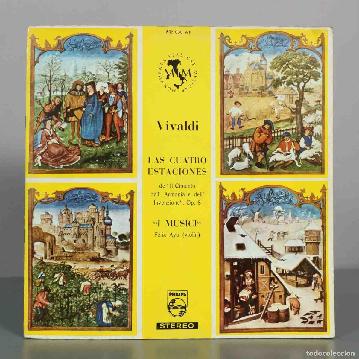 Discos de vinilo: LP. Vivaldi - Las Cuatro Estaciones - I Musici, F&eacute;lix Ayo - Philips
