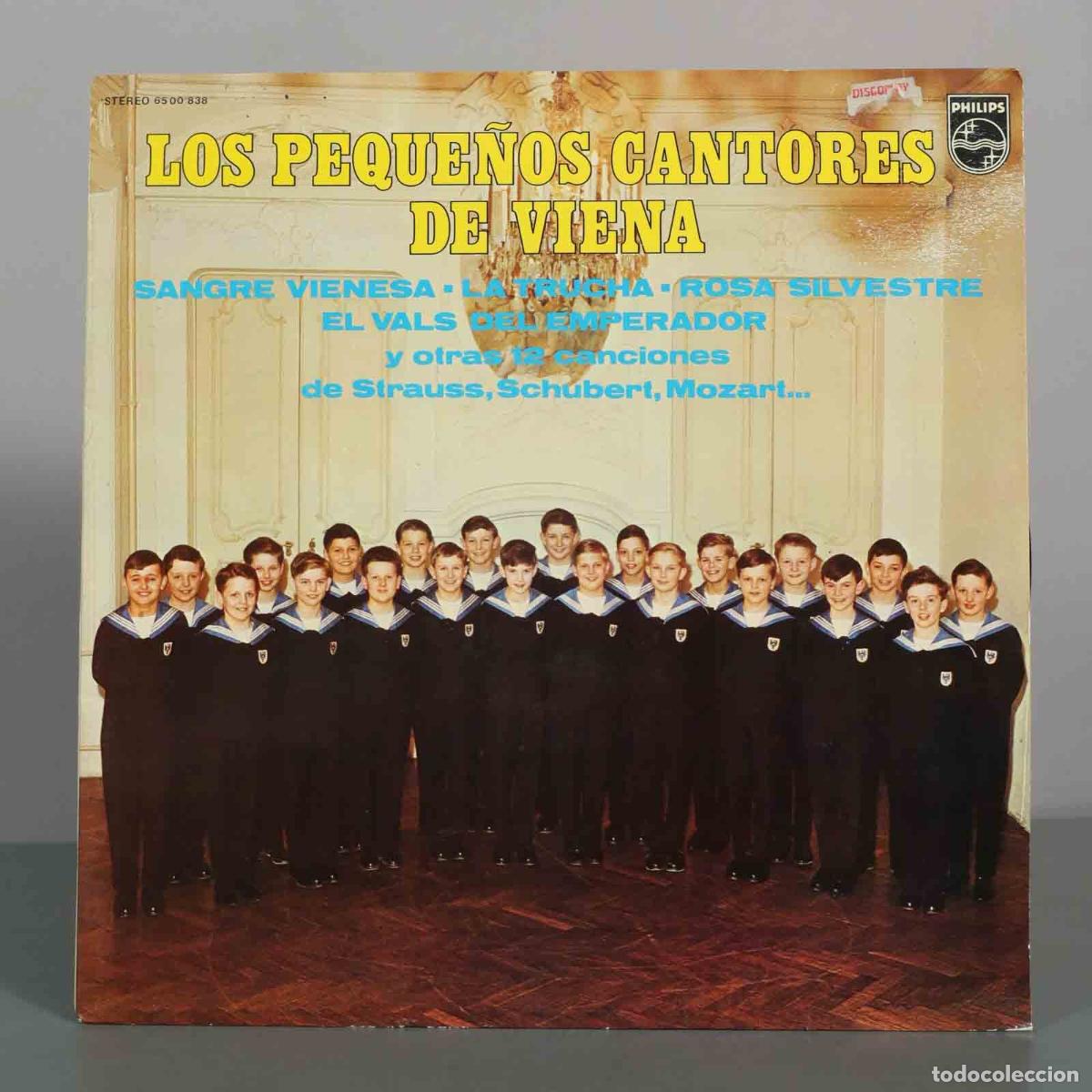 Discos de vinilo: LP. Los Peque&ntilde;os Cantores de Viena - Sangre Vienesa, La Trucha, Rosa Silvestre, El Vals del Emperad