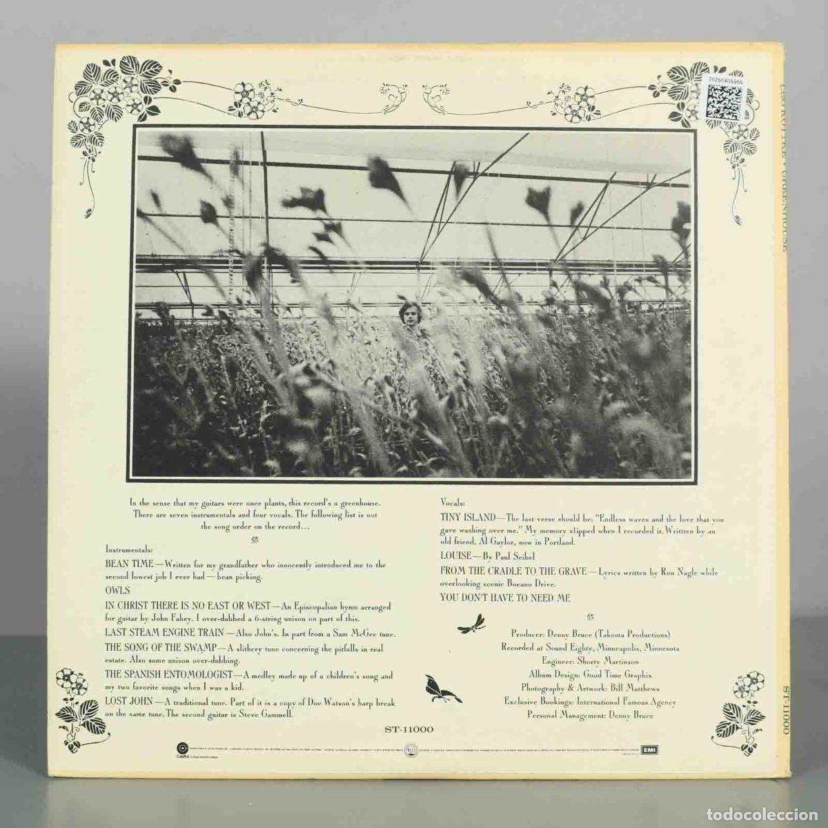 Discos de vinilo: LP. Greenhouse - Leo Kottke - Foto 2