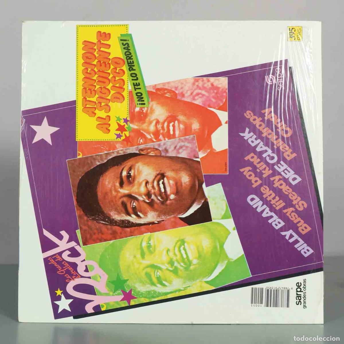 Discos de vinilo: LP. Las Grandes Estrellas del Rock - Billy Bland, Dee Clark, Steady Kind - Editorial Sarpe