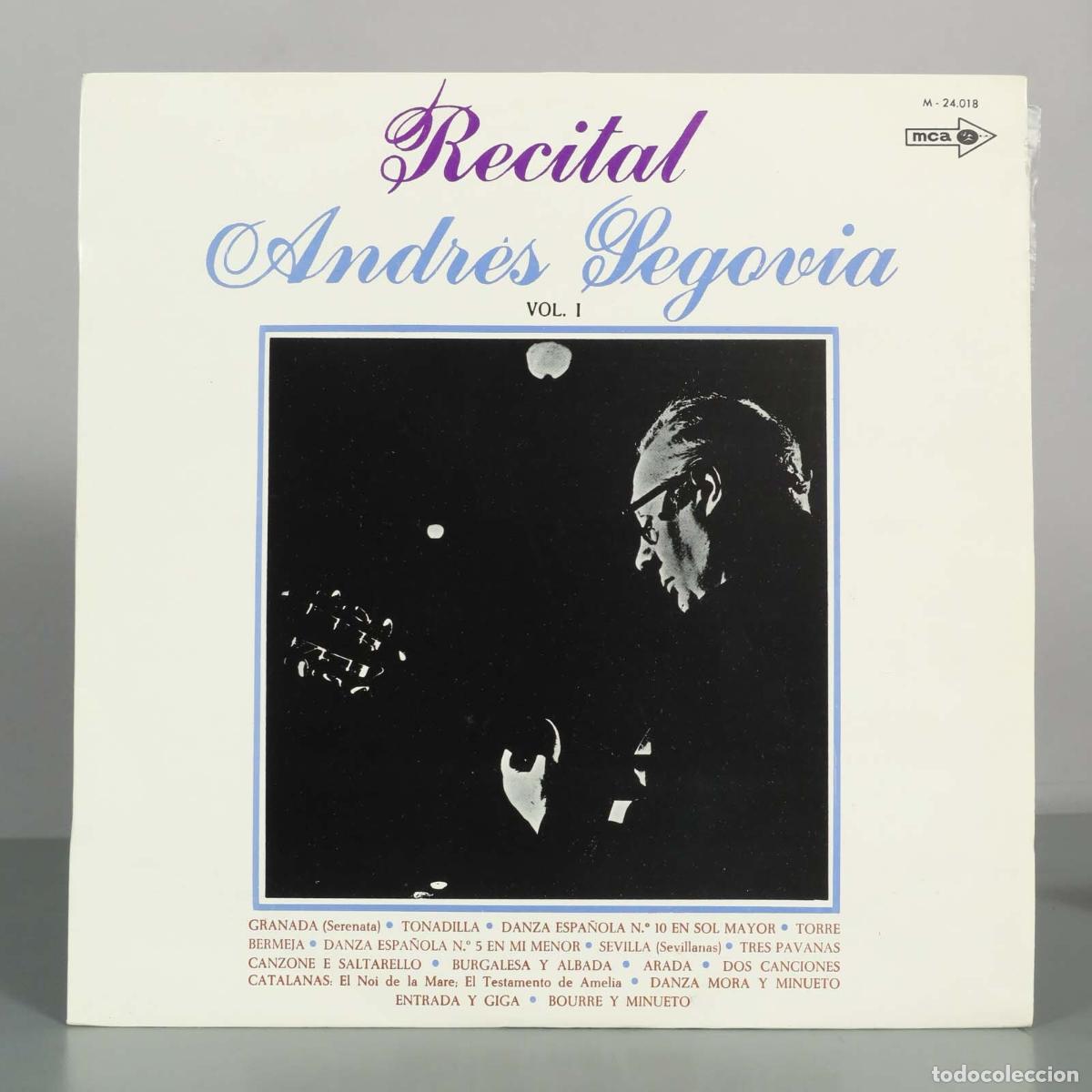 Discos de vinilo: LP. Andr&eacute;s Segovia - Recital Vol. I