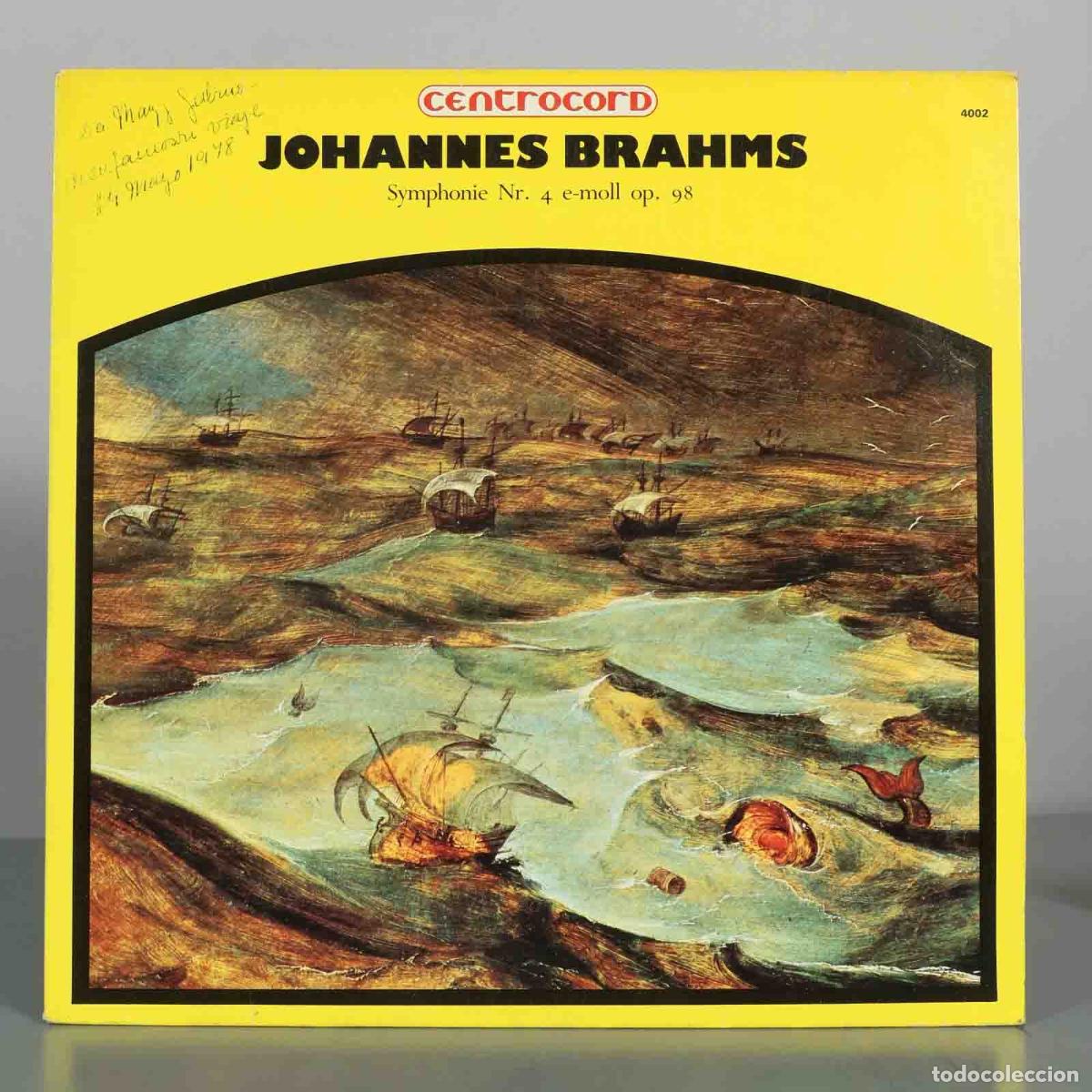 Discos de vinilo: LP. Brahms - Symphonie Nr. 4 e-moll op. 98 - Pieter Bruegel el Viejo - Centrocord Swarowsky