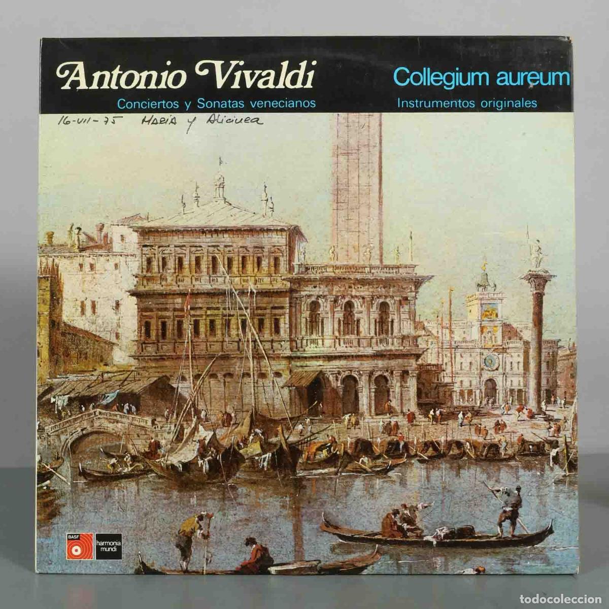 Discos de vinilo: LP. Venezianische Konzerte und Sonaten - Antonio Vivaldi, Collegium Aureum, Franzjosef Maier,