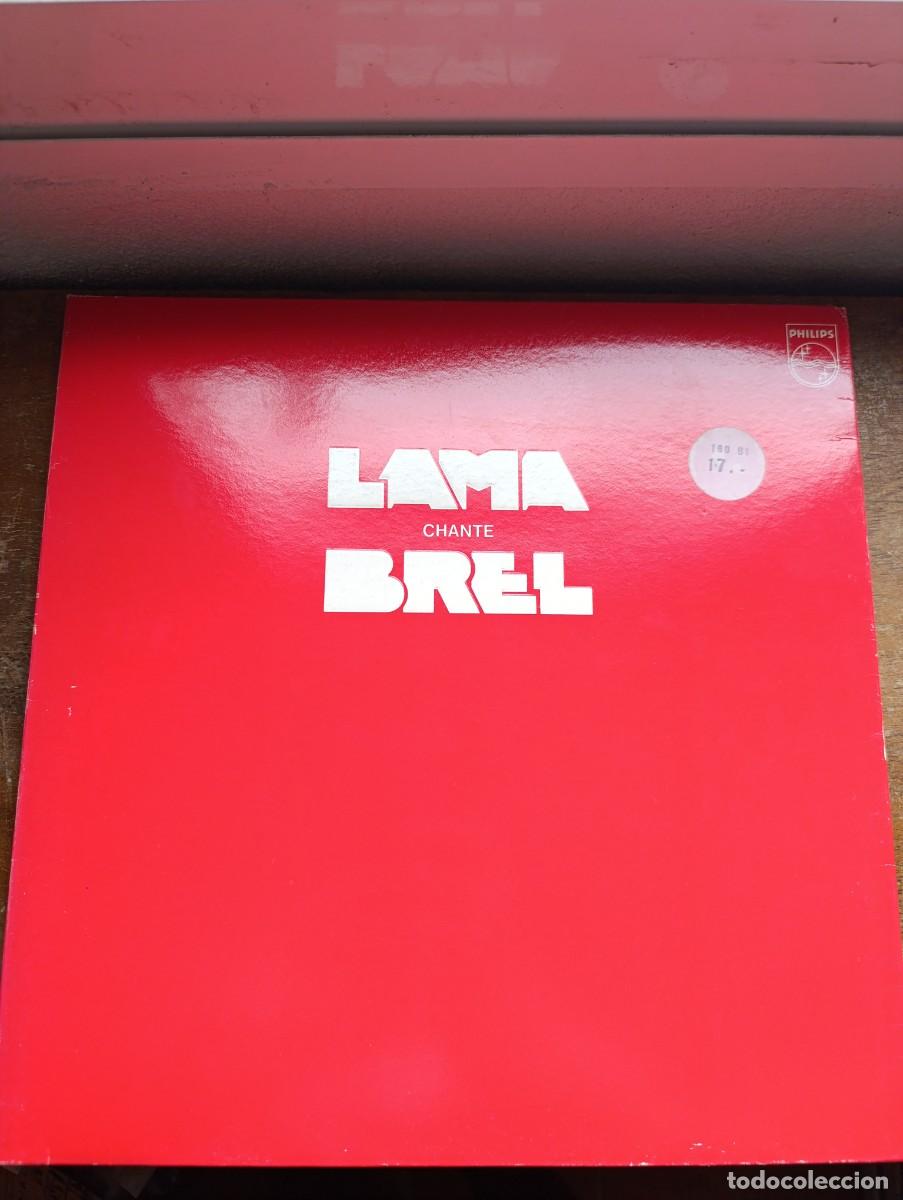Discos de vinilo: LP Serge Lama &ndash; Lama Chante Brel
